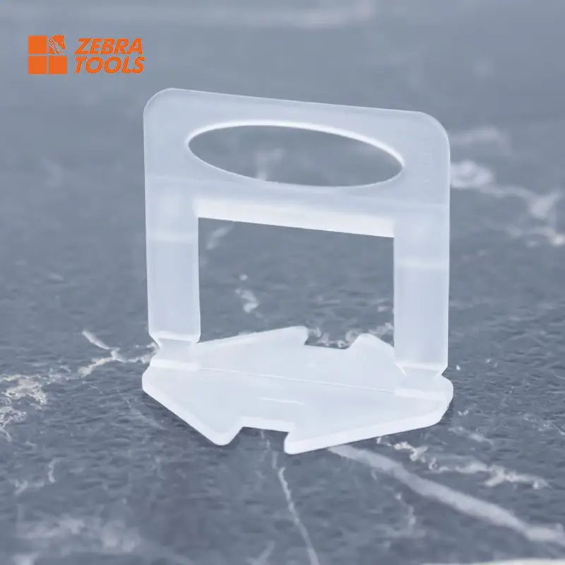 เครื่องมือปรับระดับพื้นกระเบื้องอุตสาหกรรมคุณภาพสูงคลิปกระเบื้องพลาสติกระบบปรับระดับ 1.5 มม. Spacers ง่ายห้องครัวห้องน้ำ