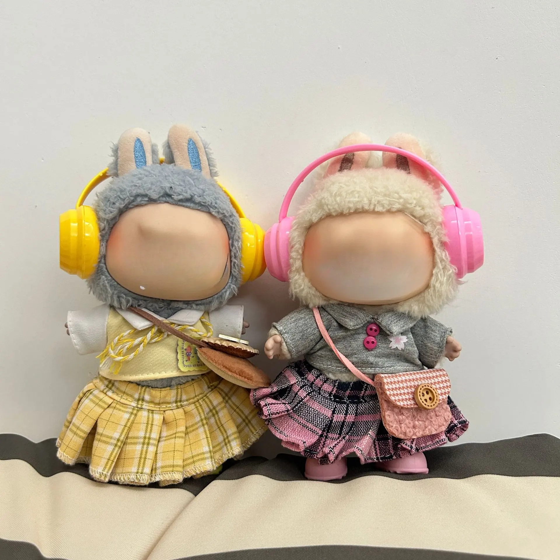 Lafufu Doll Clothing 1st 2nd 3rd Generation Hard Pendant JK Girl Cute Style Stuffed Doll Cotton Safe Material EN71 Certified