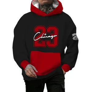 Streetwear Mens Hoodie Tribal Pattern Retro Sweatshirt Fashion Casual Clothing Custom Mens Clothing Knitted Fabric Loose 2025