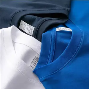 Wholesale Plain White T Shirt Unisex Cotton T Shirt Custom Plain Tshirts for Printing Men's T-shirts High Quality T Shirt