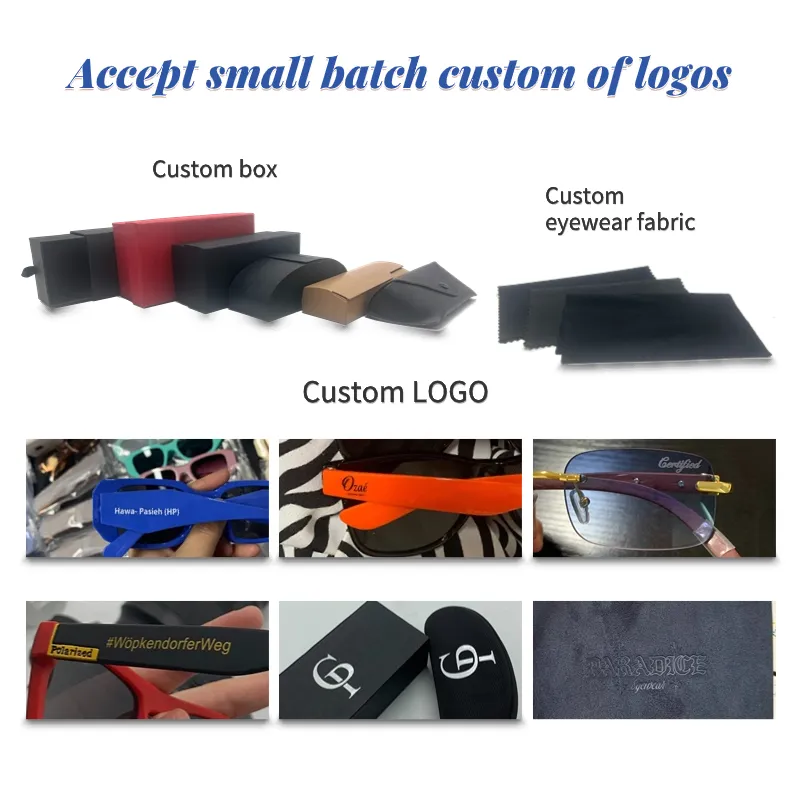 Unique Lunette De Soleil Luxury Designer แว่นตากันแดดที่มีชื่อเสียง อินเทรนด์กรอบสี่เหลี่ยมผืนผ้า แว่นตากันแดดโลโก้ที่กำหนดเอง