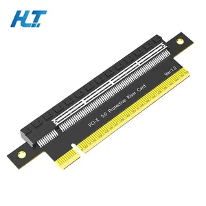 180 Degree PCI-E Express GEN5 16X Male Female Extender Riser Card Adapter 16X 16X Computer Accessories for 1U Server Case Stock