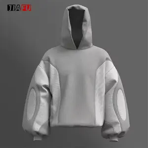 Winter Heavyweight Plain Pullover Baggy Designer Clothes Custom Oversized Blank Cropped Sweatshirts Men Hoodies