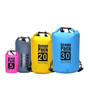 Wholesale Custom Logo 2l 3l 5l 10l 15l 20l 25l 30l Outdoor Sport Waterproof Dry Bag