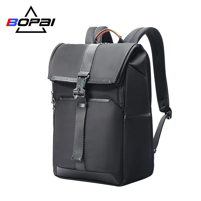 Bopai Expandable Usb Sac a dos Homm Charging Men Antiheft Bags Minimalist Laptop Travel Business Backpack Light Executive
