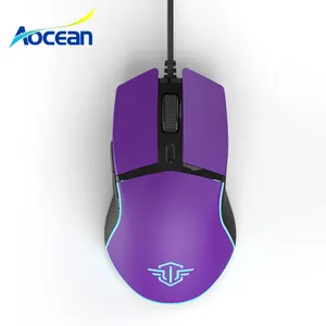 Best Factory PC Computer Accessories Optical Wired Gaming Mouse With Oem Custom LOGO Vertical Ergonomic Backlit RGB For Gamer