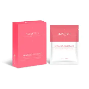 Glass Skin Levan Hydrogel Mask Collagen Centella Sheet Pack Korean Moisturizing Facial for Sensitive Skin Radiance Boost