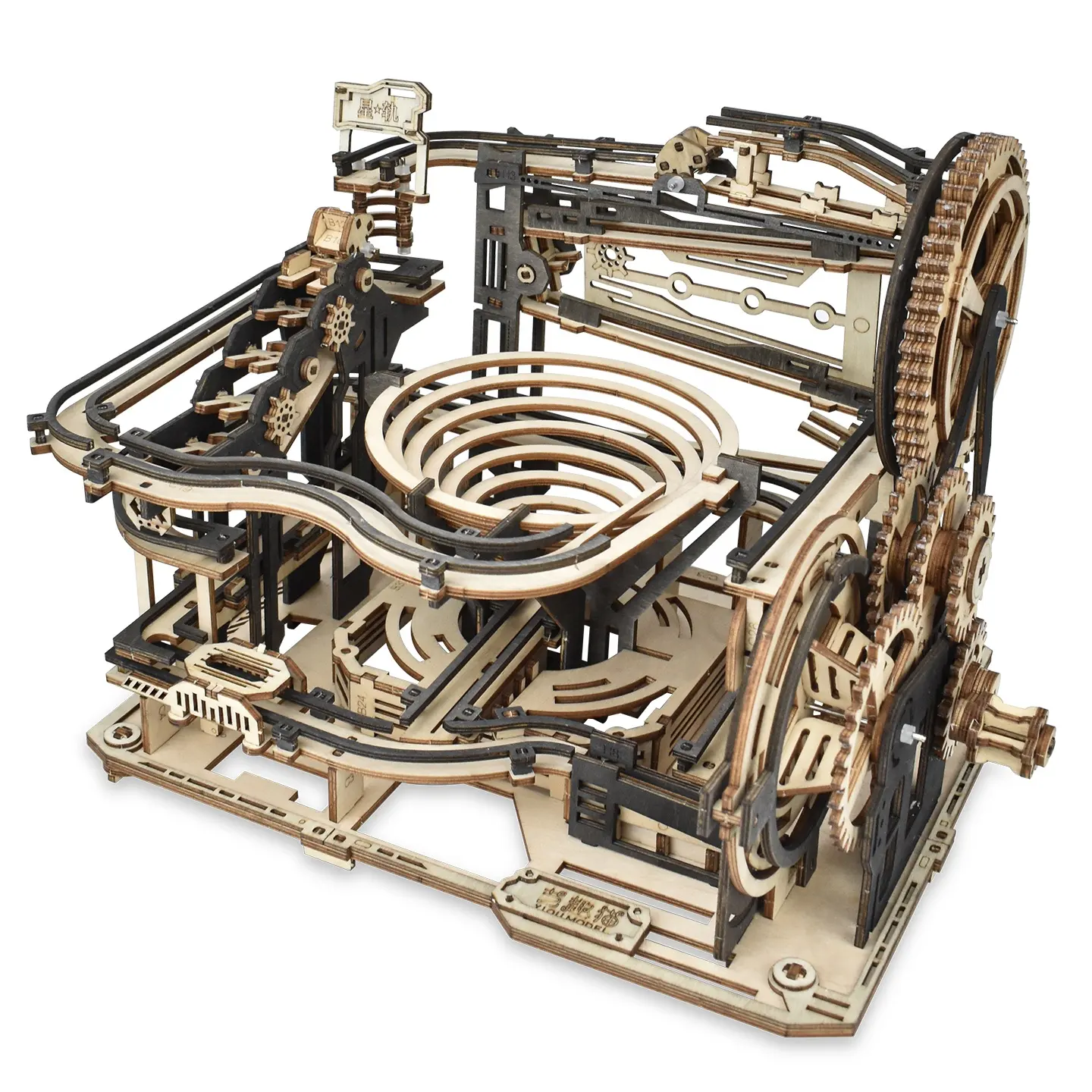 ขายร้อน Interstellar Orbit Spaceport Marble Run 3D ปริศนาผู้ใหญ่ CRAFT DIY ของเล่น Decompression