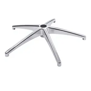 Shenghao Five Star Feet Aluminum Alloy Polished Gaming Computer Office Chair Swivel Accessories Model WXJ-03