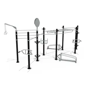Guangzhou Supplier Outdoor Fitness Equipment Multi Function Street Workout Body Building Outdoor Gym for Sale