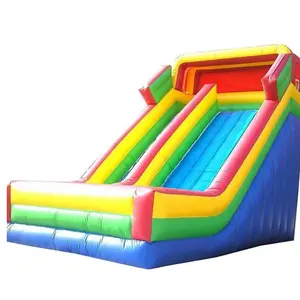 Popular Large Rainbow Slide Amusement Park Inflatable Bouncer Outdoor and Indoor Castles Inflatable Sports Ladder for Amusement