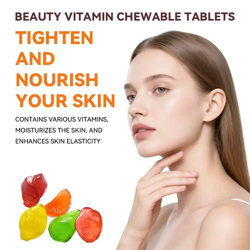 Factory Direct Sales of Beauty Vitamin Gummies to Help Maintain Healthy Nails and Hair