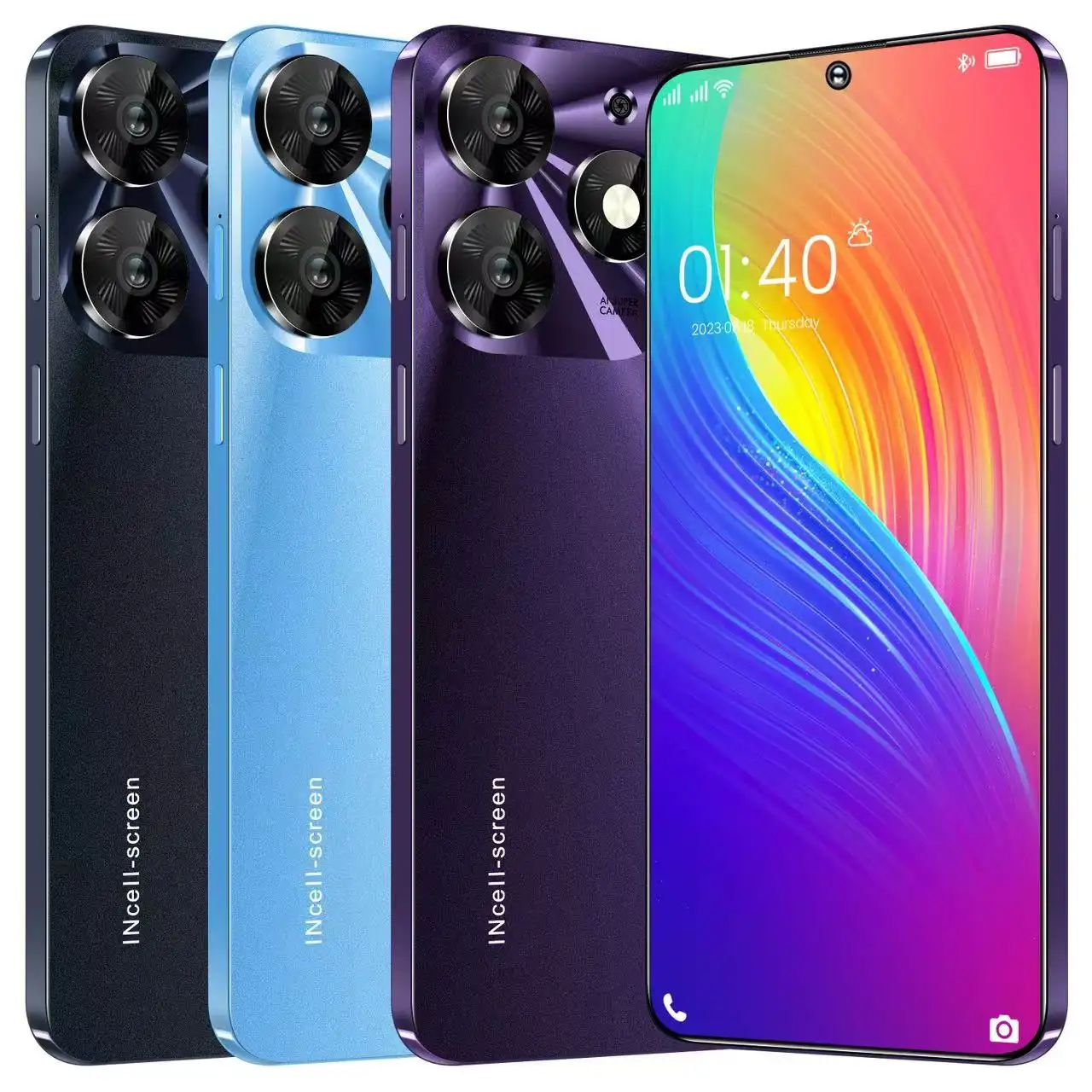 HOT Fast CHARGING Spark 10 PROสมาร์ทโฟนAndroid 7.3 นิ้วปุ่มด้านข้างปลดล็อคลายนิ้วมือโทรศัพท์สมาร์ท 4G 16 + 512GBโทรศัพท์มือถือ