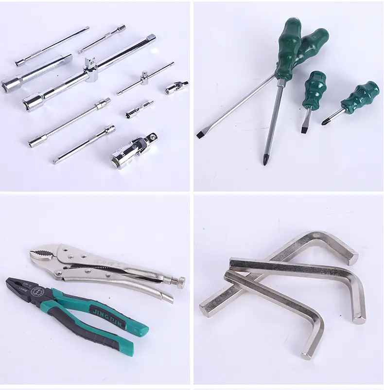 การเพิ่มความเข้มข้นและความทนทานต่อการสึกหรอ 132 ชิ้นเครื่องมือตกแต่งบ้านฮาร์ดแวร์เครื่องมือซ่อมรถยนต์