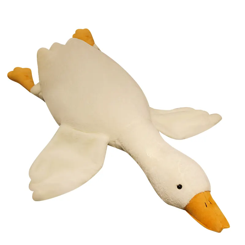 20 นิ้ว Goose ของเล่นที่กำหนดเองยักษ์น่ารัก Sleeping Swan Goose Plush ของเล่น Unisex Soft Plush สัตว์หมอน