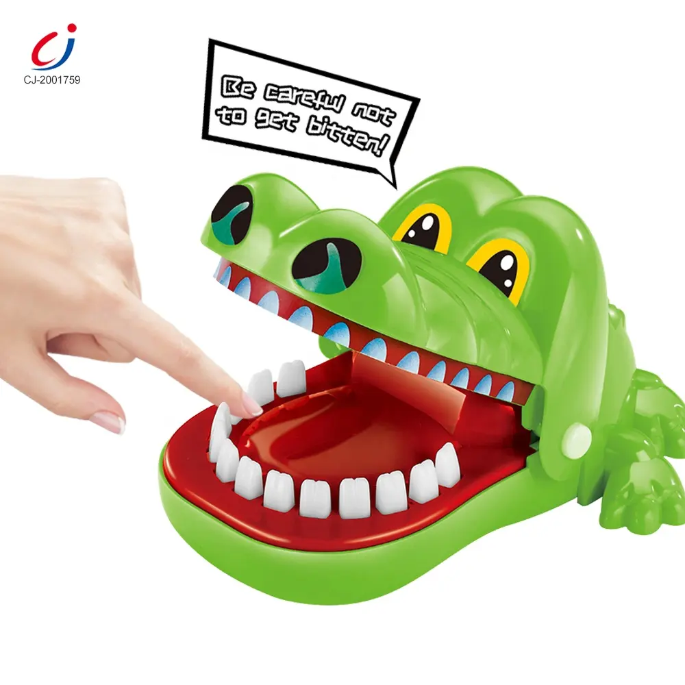 Chengji Decompression Toy Novedades Tabletop Game Tricky Toy Family Fun Novelty crocodile Mouth Dentist Bite Finger Game