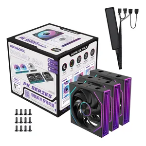 Lovingcool High Quality Computer Accessories Large air Volume ultra Silent 120mm ARGB Building Block Desktop Computer Case Fans