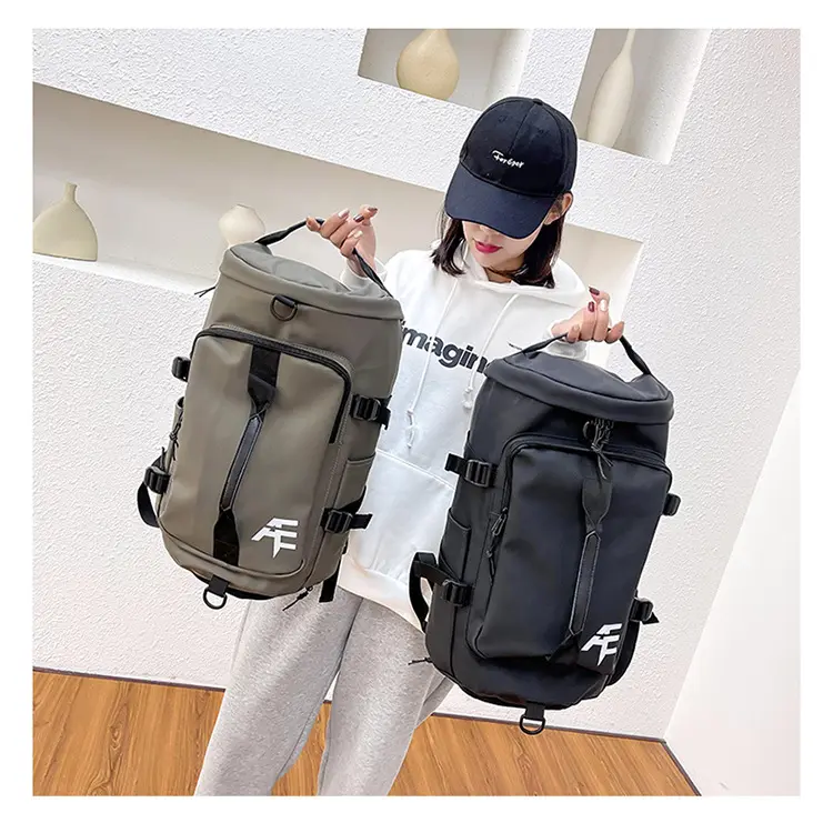 High Quality Low Price Waterproof Dry Custom Gym Logo Sports Hand Gym Travel Backpack Bag Pack with Shoe Compartment