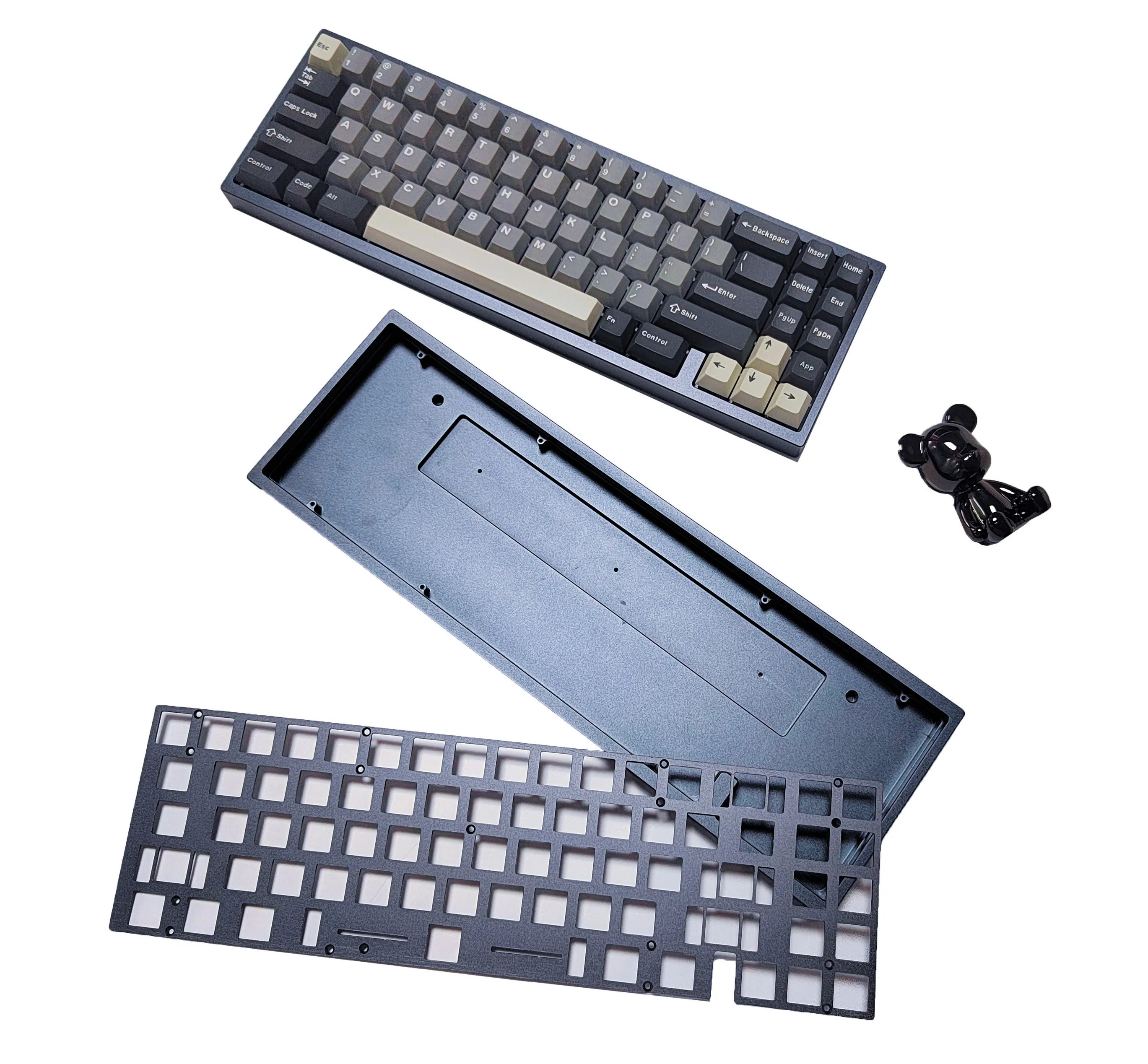 Custom CNC Keyboard Mechanical Keyboard Computer Accessories Oem Metal Parts Anodize Custom Colors CNC Housings