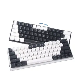 Yenibo Wired 63 Key RGB Backlight Hot Swap Pc Teclado Mechanic Gamer Computer Accessories 60 Mini Gaming Mechanical Keyboard