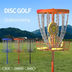 High Quality Premium Portable 24-Chain Golf Basket Disc Golf Target Disc Golf Basket for Outdoor Entertainment