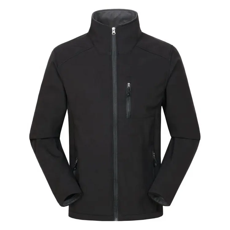 Wholesale Mens Windproof Waterproof Breathable Plain Softshell Jacket, Soft Shell Jacket, Softshell Coat