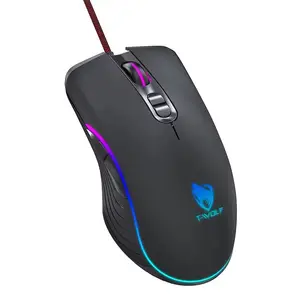 Professional USB Wired G610 Gaming Mouse LED Rainbow Light Programmable for PC Computer Accessory
