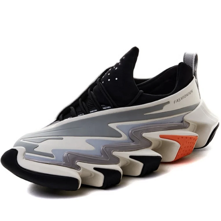 Dropshipping โลโก้ที่กำหนดเอง 2025 ออกแบบรองเท้าผู้ชายสไตล์ใหม่แฟชั่น Chunky Platform รองเท้าผ้าใบ