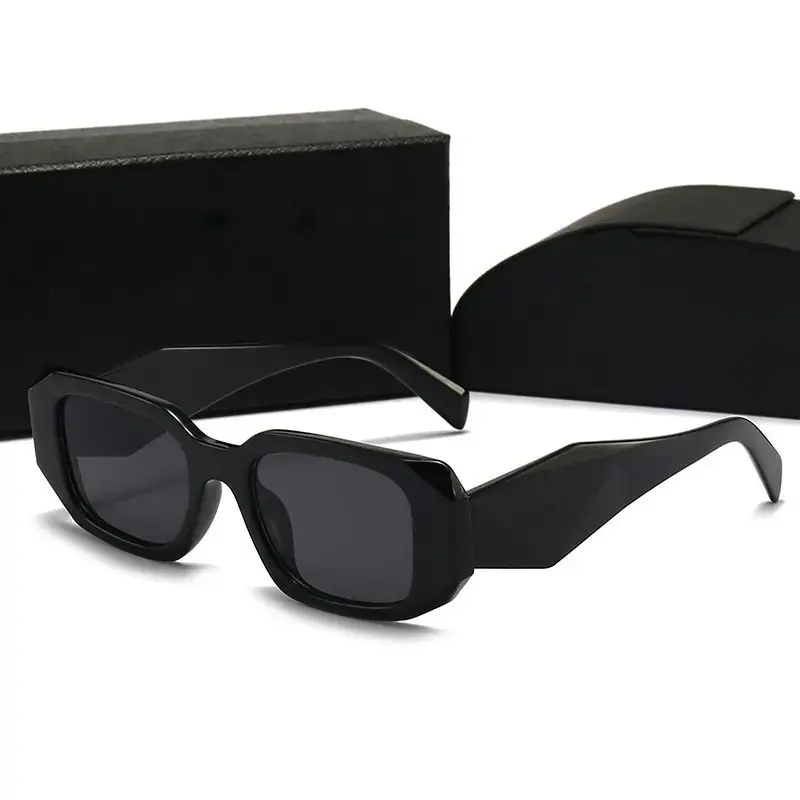VASHAP SPR 8769 Original LOGO Designer Sunglasses Men Classic Black Rectangular Small Frames Anti UV Sunglasses Women