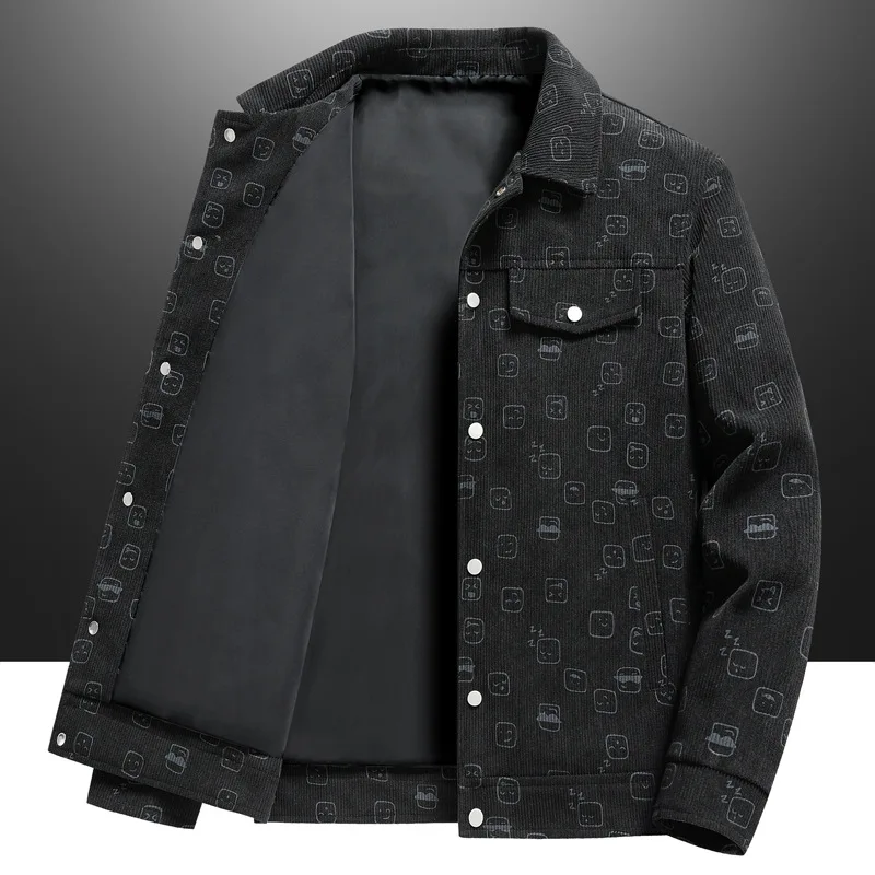 2024 ฤดูใบไม้ผลิฤดูใบไม้ร่วงฤดูใบไม้ร่วงฤดูใบไม้ร่วงฤดูใบไม้ร่วงฤดูใบไม้ร่วงฤดูใบไม้ร่วงฤดูใบไม้ร่วงฤดูใบไม้ร่วงฤดูใบไม้ร่วงฤดูใบไม้ร่วงขนาดชายเสื้อโพลีเอสเตอร์ Varsity Corduroy โลโก้ที่กำหนดเองเสื้อแ