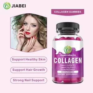 Factory OEM High Quality Beauty Product Helps Hair Nails Collagen Peptides Protein Gummy Vitamin For Women