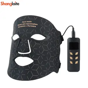 Sahnglaite Portable Hand Held Photon Therapy LED Red Light Infrared 7 Color Mask Acne Whitening Facial Care