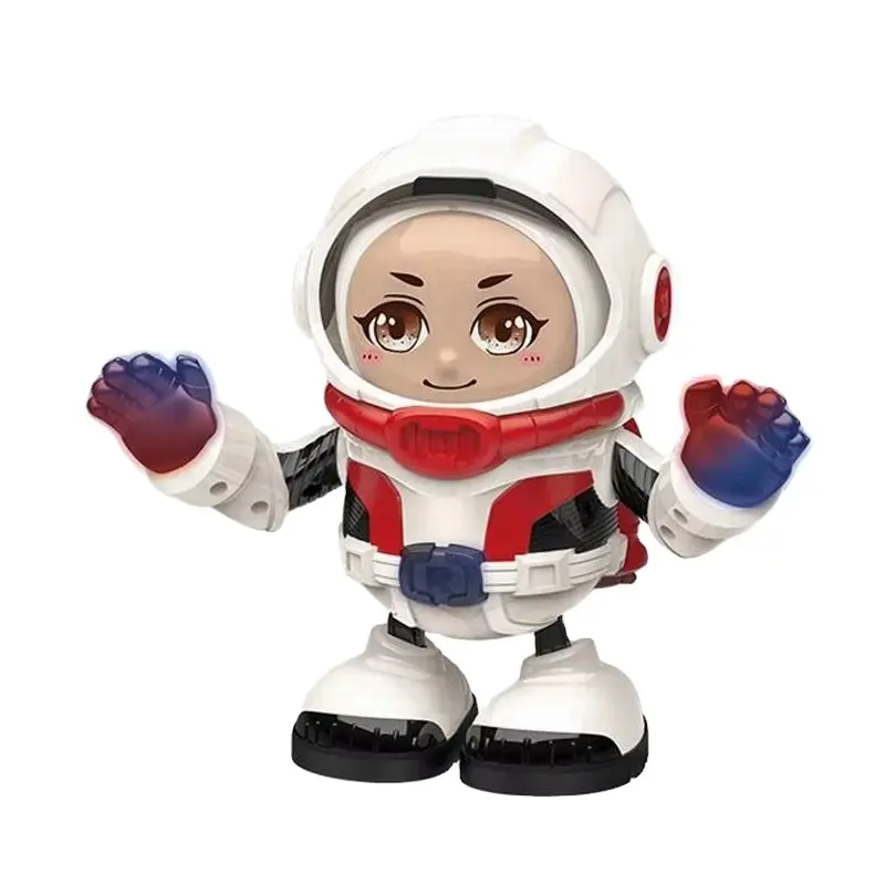 CZ ขายร้อนแบตเตอรี่ดำเนินการพลาสติกนักบินอวกาศอวกาศของเล่นไฟฟ้าของเล่นสมาร์ทหุ่นยนต์เต้นรำของเล่นสำหรับเด็ก