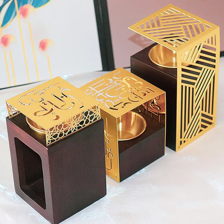 Islamic Home Decor Gift Sets Aroma Machine Metal Arabic Antique Crafts Bakhoor Incense Burner