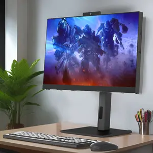 23.8" Core I9 64gb Ram Full Gaming Computer Set Computer Desktop I3 I5 I7 Computador All in One Pc