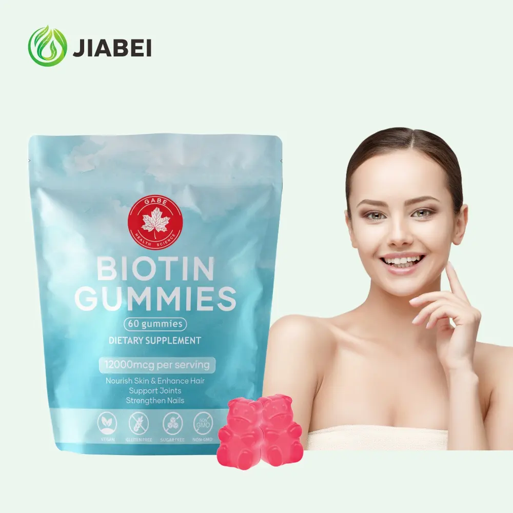 Women Supplement Collagen Biotin Gummy for Adults Health Gummies to Strengthen Nails and Moisturize Skin Beauty Products