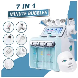 7 In 1Facial Integrated Skin Beauty Equipment Portable Hydrogen And Oxygen Bubbles Skin Care Machine