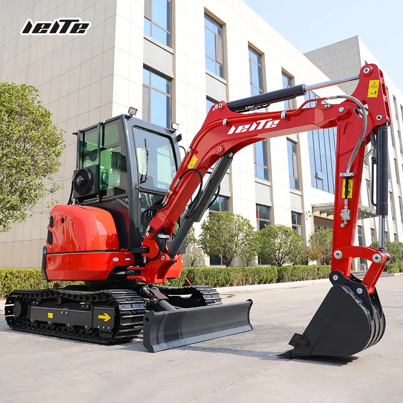 LEITE FREE SHIPPING EPA Mini Excavator 3 5 Ton CE Kubota Engine New Crawler Digger Compact Minibagger Farm