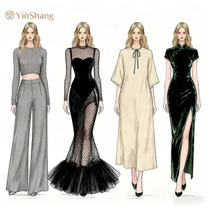 High Quality Summer Custom Casual Dresses Wholesale Low MOQ New Arrival 2025 Luxury Clothing Suppliers Manufacturers For Women