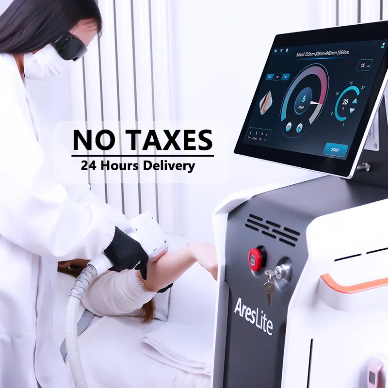 2024 Professional Winkonlaser Diode Laser 4 Wavelengths 20Hz 755 808 940 1064Nm Permanent Diode Laser Hair Removal Machine