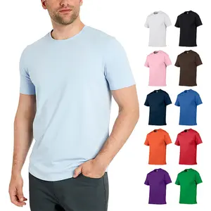 YUBAO Factory Mens GYM Muscle T Shirts Crew Neck Regular Fit T Shirt Custom Logo Causal Sport Wear Athletic T Shirt