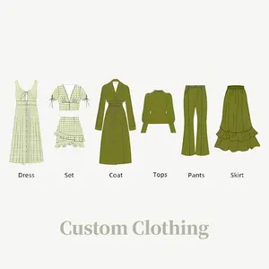 Lancai Apparel Garment Factory Manufacturer Custom Design Womens Casual Clothing Dresses