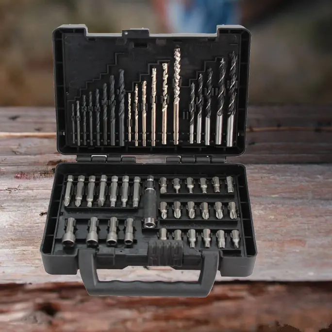 Master 50-piece Drill Bit Set - Hardware Tool Box - Home Decoration Tool Set