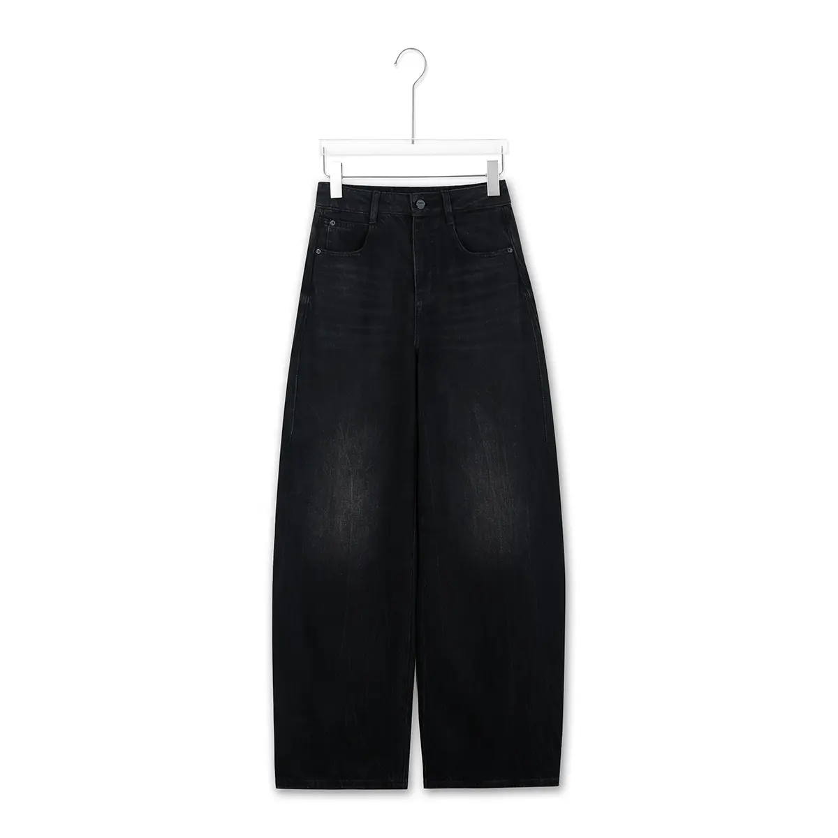 YUANBOFEI Mid-Waisted Loose Breathable Denim Casual Cargo Pants with Bootcut Jeans Wide Leg Floral Soft Retro