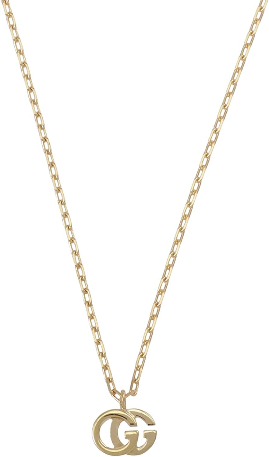 Gucci雙G項鍊吊墜18KYG金687118-J8500-8000