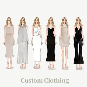 Custom Designed High Quality Women Wholesale Clothing Apparel Casual Dresses Manufacturers Factory China