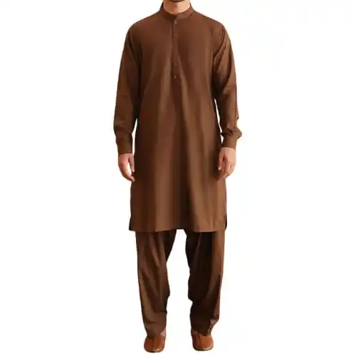 Fresh Arrivals Multi Color Men's Wear Clothing Shalwar Kameez Sets 100% Cotton Made Men's Fashion Plain Kurta Pajama Dress Men