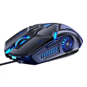 Silver Eagle G5 Six-Button Wired Gaming Mouse Luminous E-Sports Mechanical Computer Accessories Silent Technology Cross-Border
