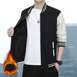 Wholesale Spring Autumn Men'S Jacket Trend Youth Casual Fashion Crew Neckr Men'S Wear Team Work Jacket Men