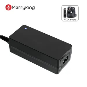 UL FCC CE UKCA SAA Certified Desktop Adapter 12volt 5amp 60W For PTZ Camera